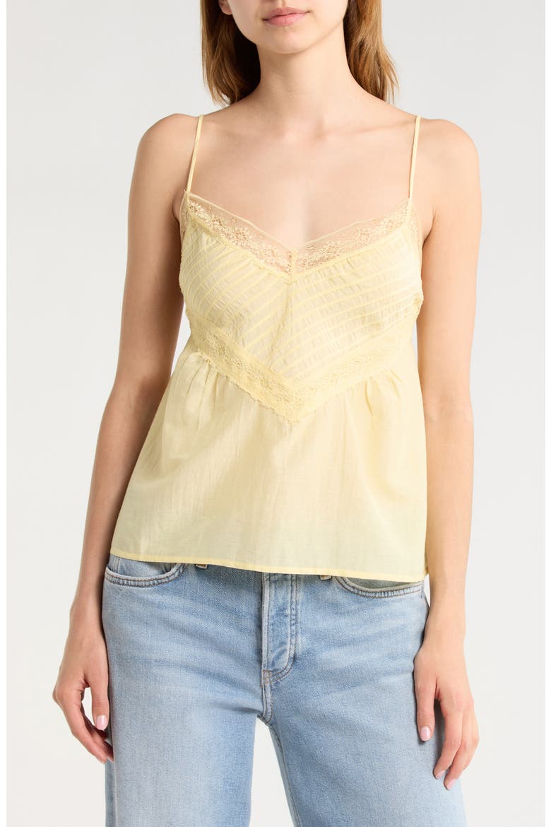 Sofia Lace Trim Camisole, Main, color, SHORTBREAD
