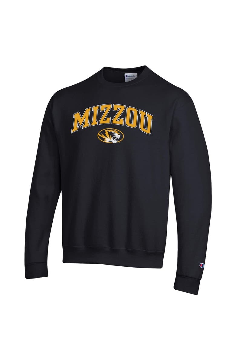 Champion Men's Champion  Black Missouri Tigers Arch Over Logo Pullover Sweatshirt, Alternate, color, Black