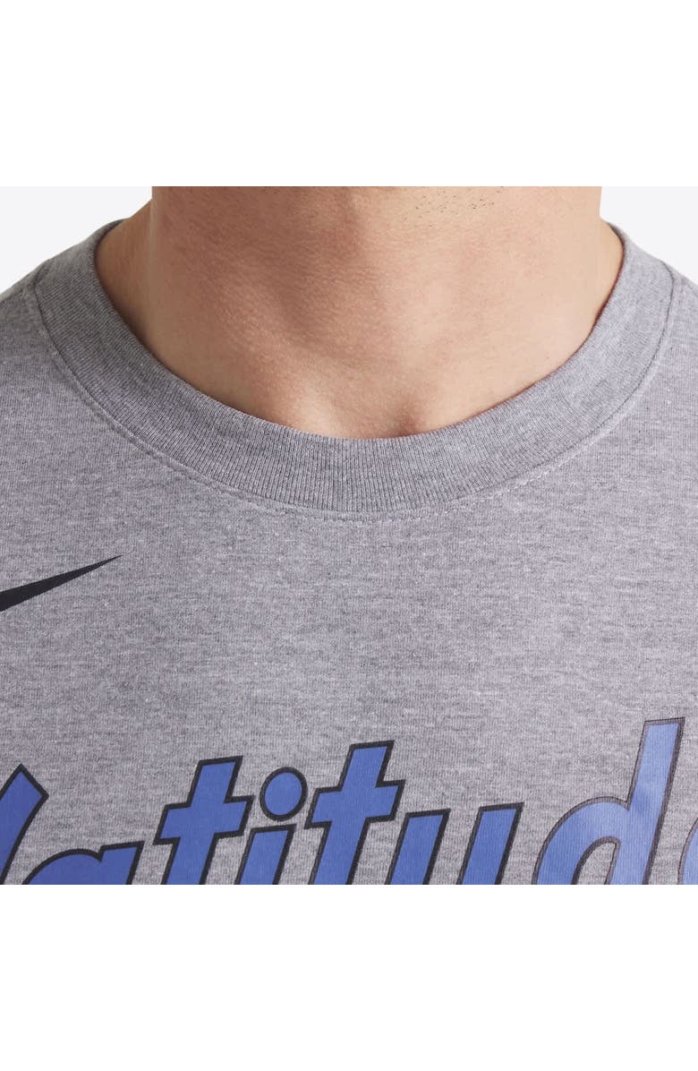 Nike Men's Nike Heather Charcoal Washington Nationals 2025 City Connect Tri-Blend T-Shirt, Alternate, color, Heather Charcoal