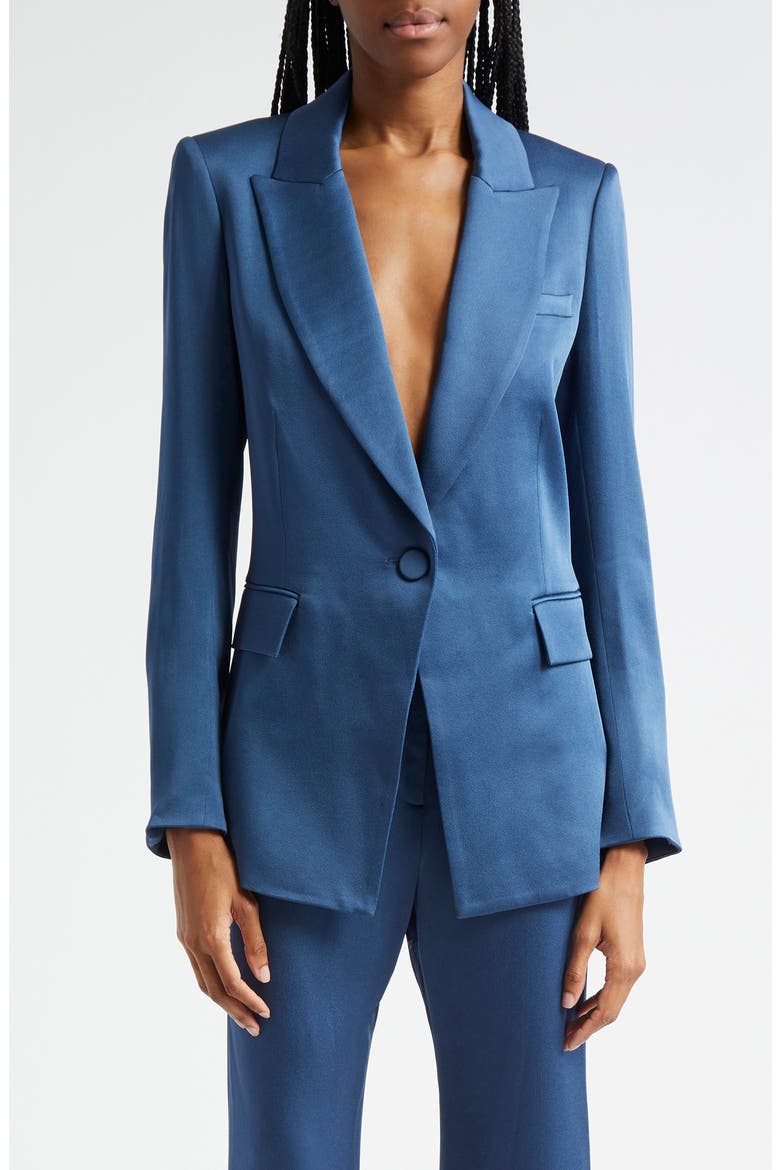 Long & Lean Dickey Jacket, Alternate, color, BLUE STONE