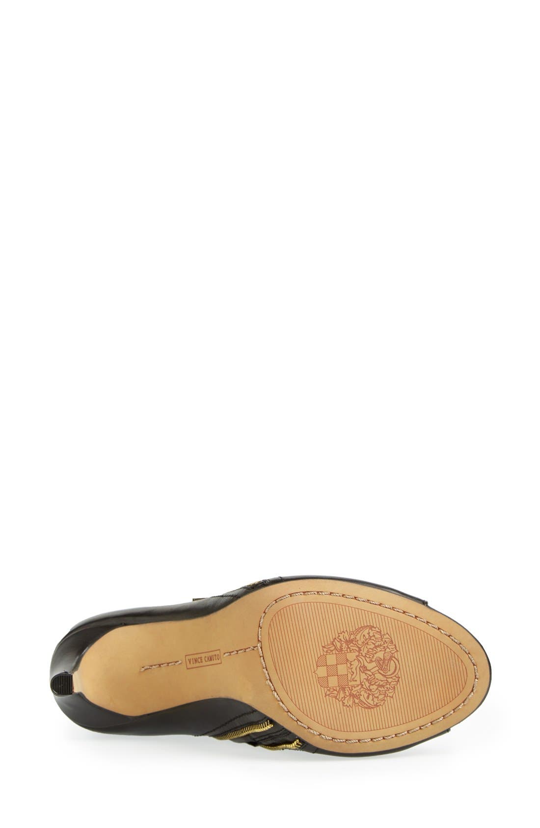 Vince Camuto 'Klayton' Peep Toe Bootie, Alternate, color, 