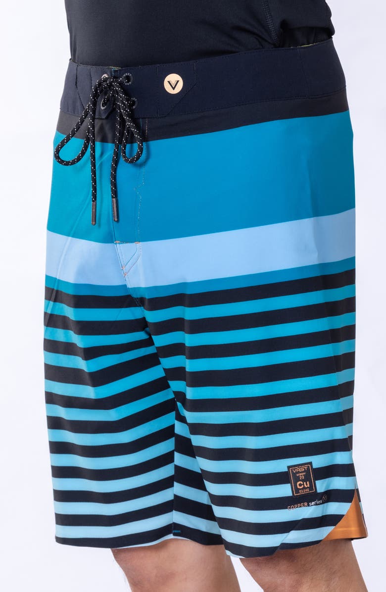 VAST Gooch Stripe II Stretch Board Shorts, Alternate, color,