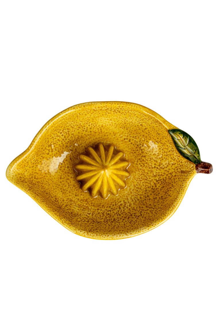 Countryside Citrus Stoneware Lemon Juicer, Multicolor, Alternate, color, Yellow