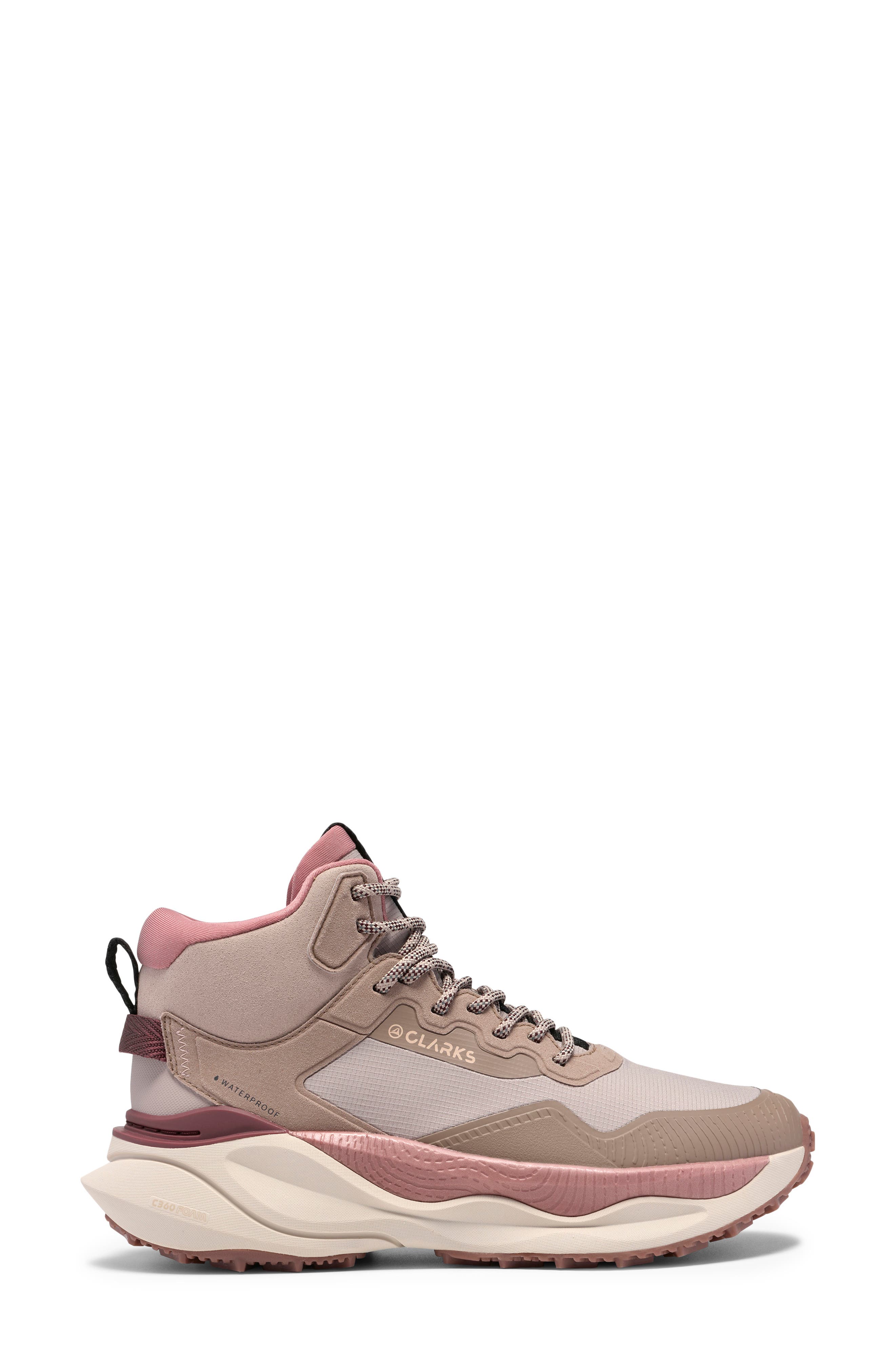 Pacetrail Waterproof High Top Hiking Shoe, Alternate, color, PEBBLE