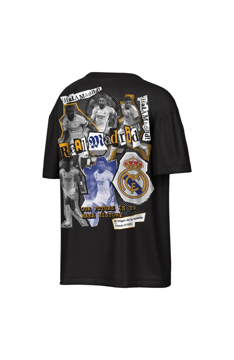Outerstuff Men's Outerstuff  Black Real Madrid Oversized Ransom T-Shirt, Alternate, color, Black