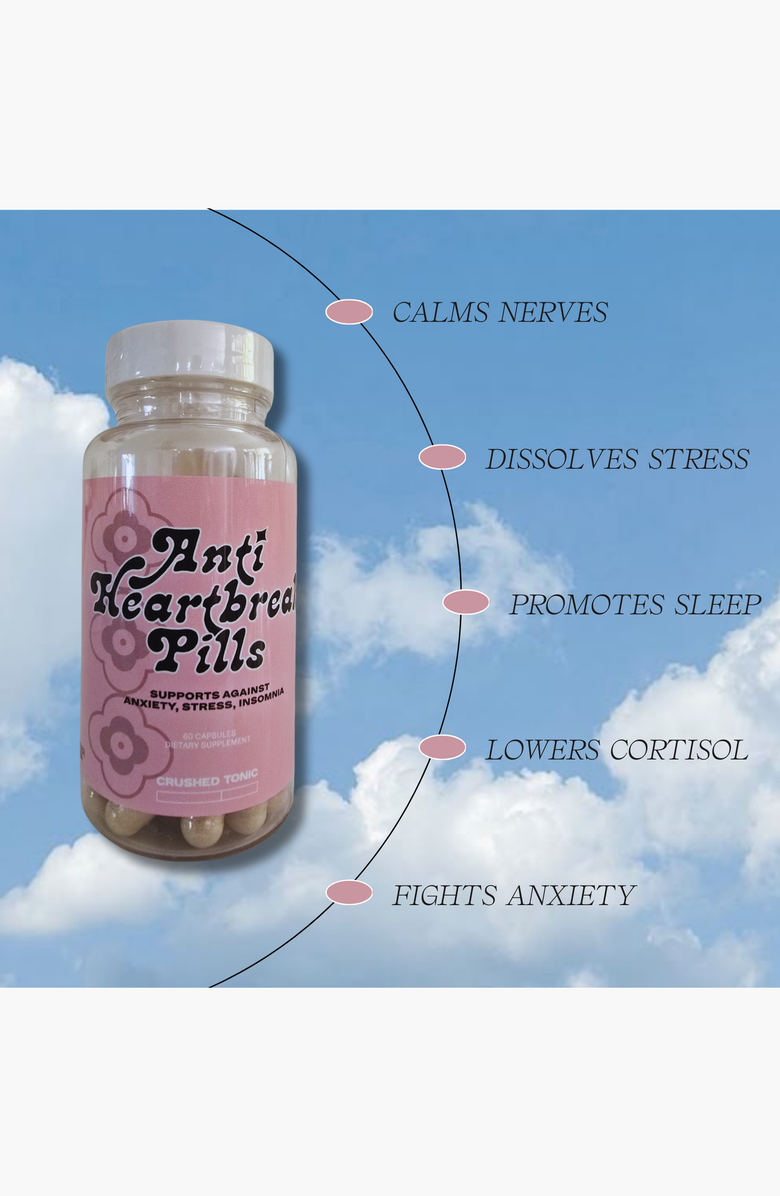 CRUSHED TONIC Anti-Heartbreak for Sleep & Anxiety Capsules, Alternate, color, NO COLOR