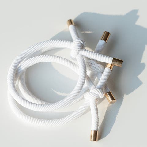 Knotty Girl Hair Tie - Black - Set of 3