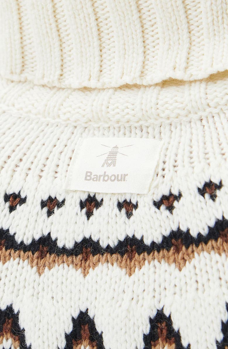 Barbour Mersea Fair Isle Wool Blend Turtleneck Sweater, Alternate, color,