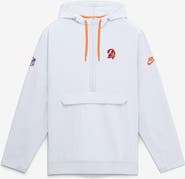 Nike Men's Nike White Tampa Bay Buccaneers Sideline Broken Rules Alternate Anorak Half-Zip Hooded Jacket
