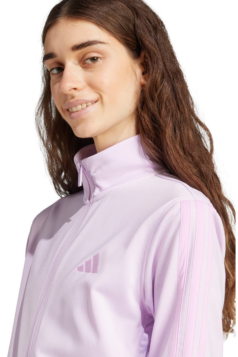 3-Stripes Tricot Track Jacket, Alternate, color, ICE LAVENDER