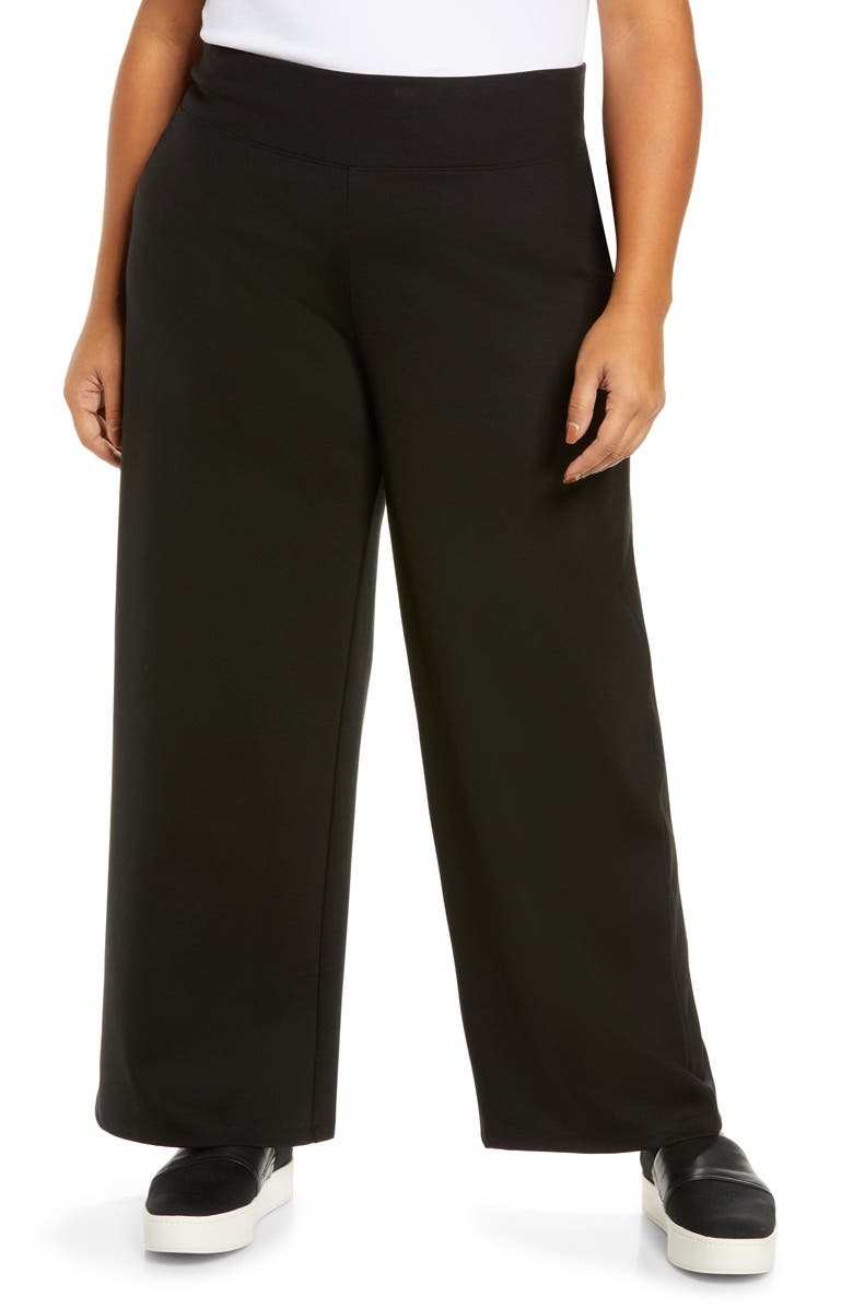 Eileen Fisher Wide Leg Ankle Pants, Main, color,