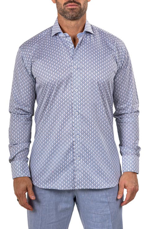 Einstein Marthyr 0245 Contemporary Fit Button-Up Shirt
