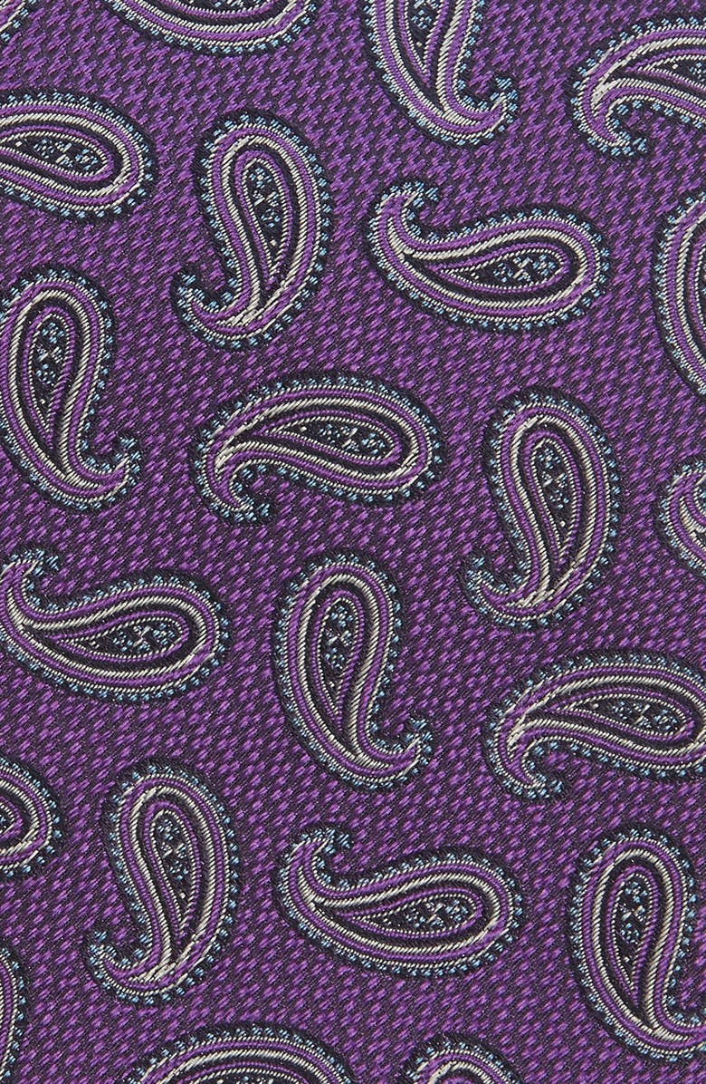 Canali Paisley Silk Tie, Alternate, color, 