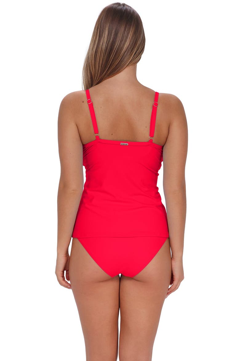 Forever Tankini Swimsuit Top - DD Cup, Alternate, color, GERANIUM