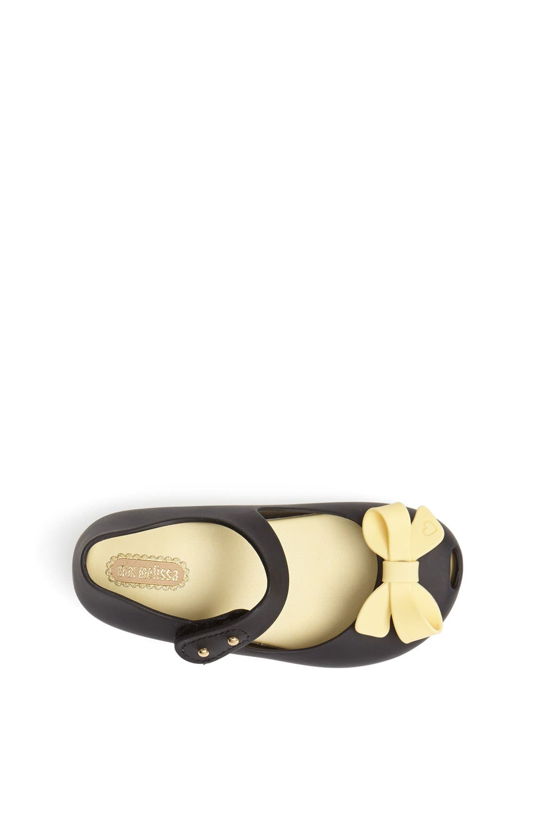 Mini Melissa 'Ultragirl Bow' Mary Jane Flat, Alternate, color, 
