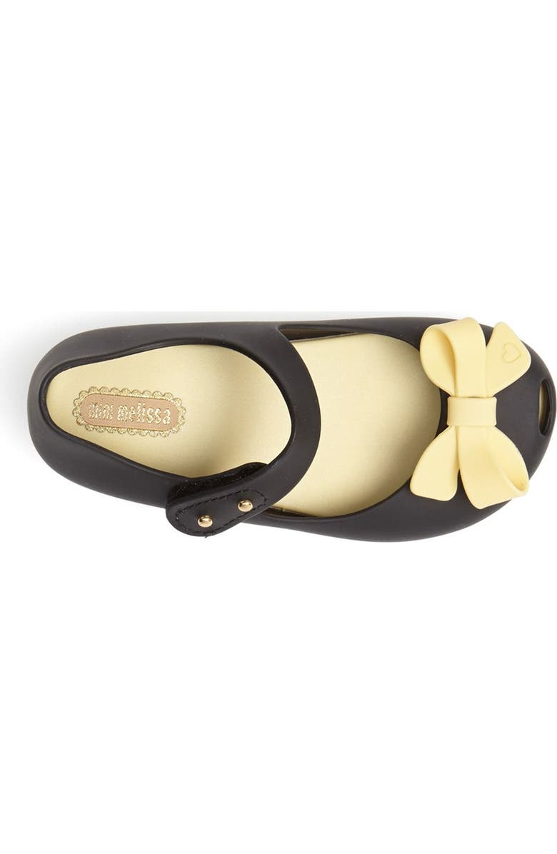 Mini Melissa 'Ultragirl Bow' Mary Jane Flat, Alternate, color,