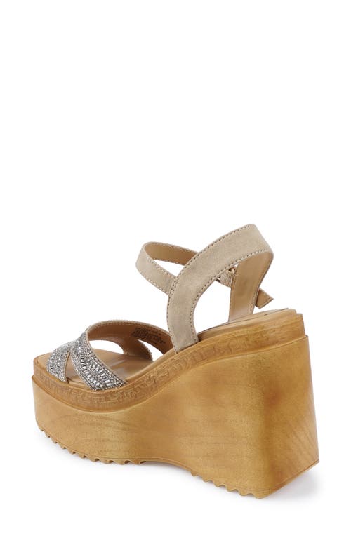 Candies Candie's Cuna Ankle Strap Platform Wedge Sandal