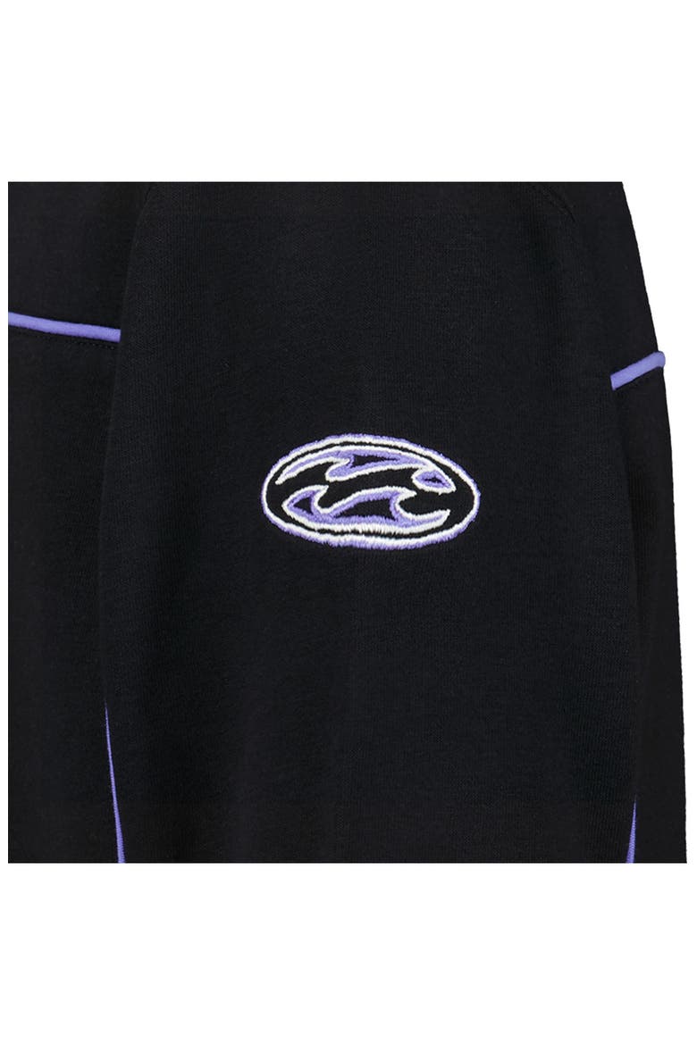 Kids' Bad Dog Quarter-Zip Pullover, Alternate, color, BLACK