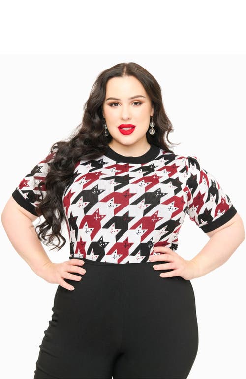 UNIQUE VINTAGE UNIQUE VINTAGE PLUS SIZE PAIGE SWEATER 