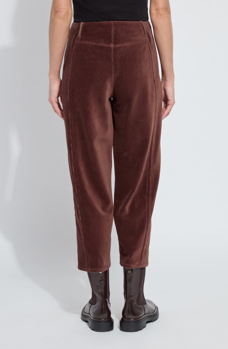 Lysse Tatum Corduroy Crop Barrel Leg Pants, Alternate, color, Polished Wood