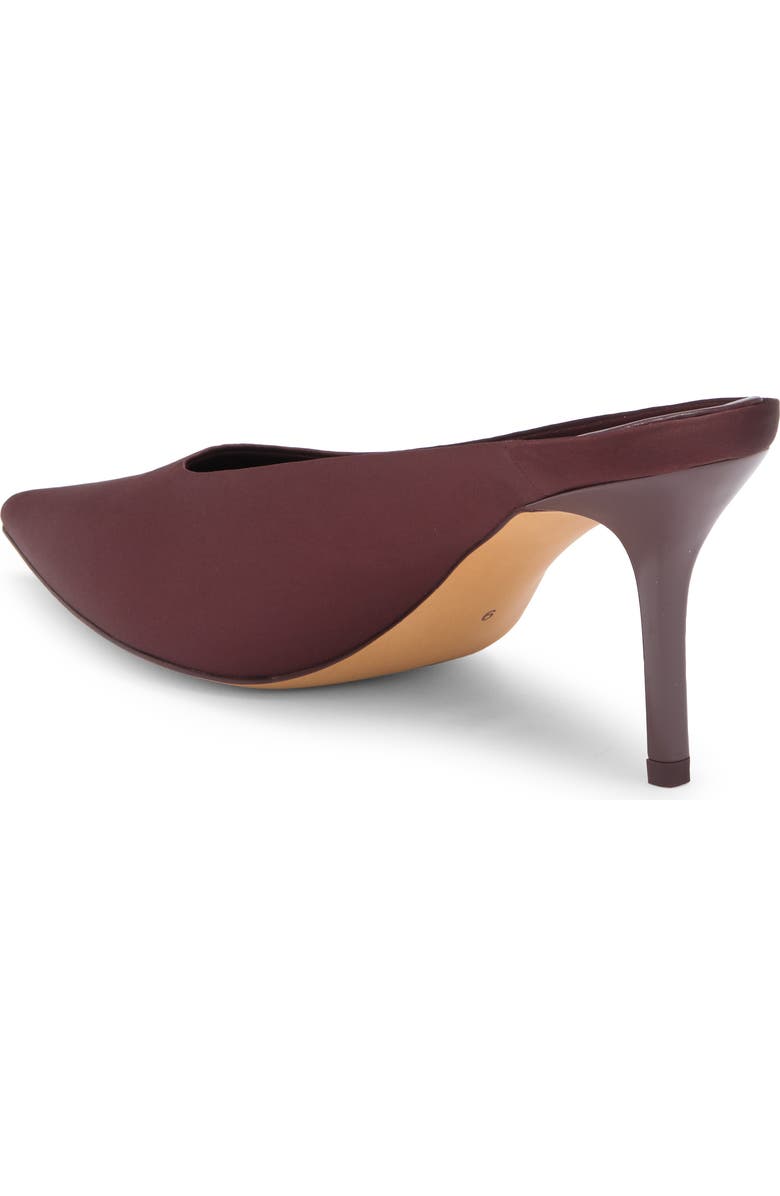 Jeffrey Campbell Ecoute Pointed Toe Mule, Alternate, color, Brown Satin