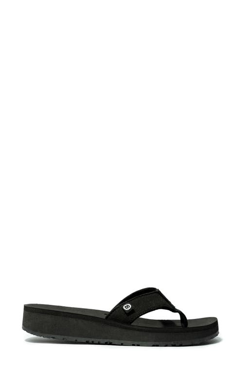 Minnetonka Hedy 2.0 Flip Flop In Black Solid