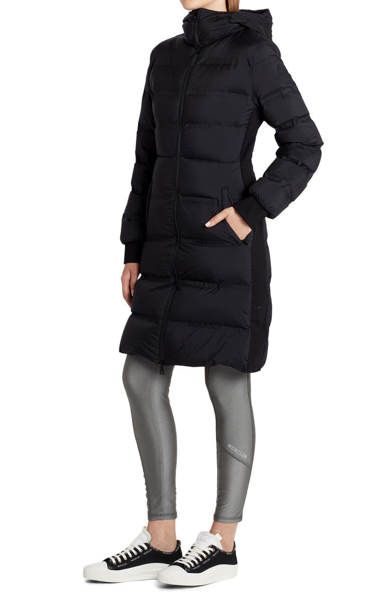 Moncler Sceptrum Long Hooded Puffer Coat, Alternate, color, 