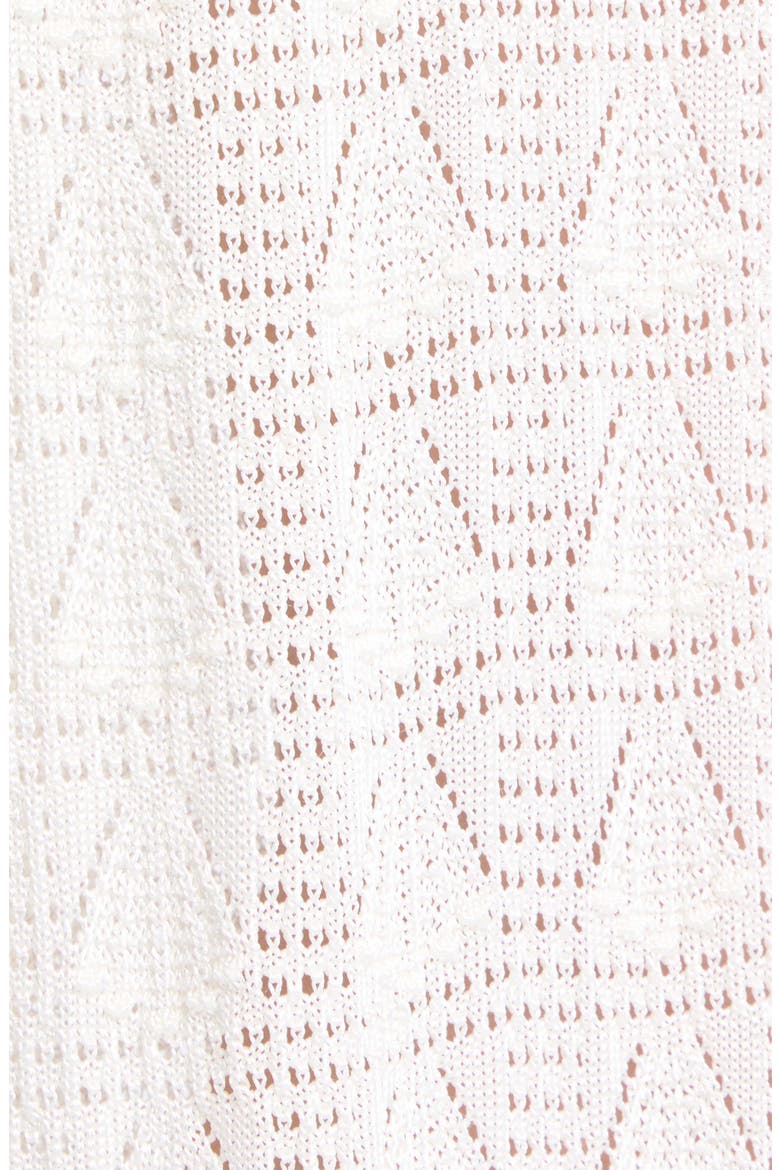 Egeo Pointelle Knit Pull-On Pants, Alternate, color, IVORY