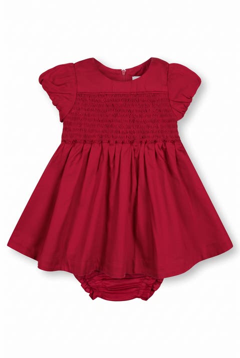 Baby Smocked Puff Sleeve Dress