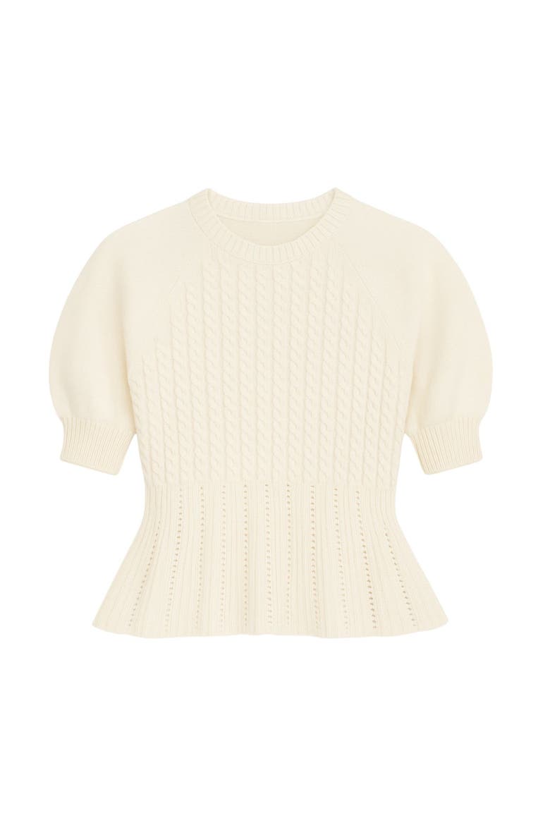 Ella Knit Sweater, Alternate, color, Ivory