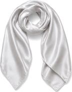 SILKSILKY Pure Silk Classic Elegant Square Scarf