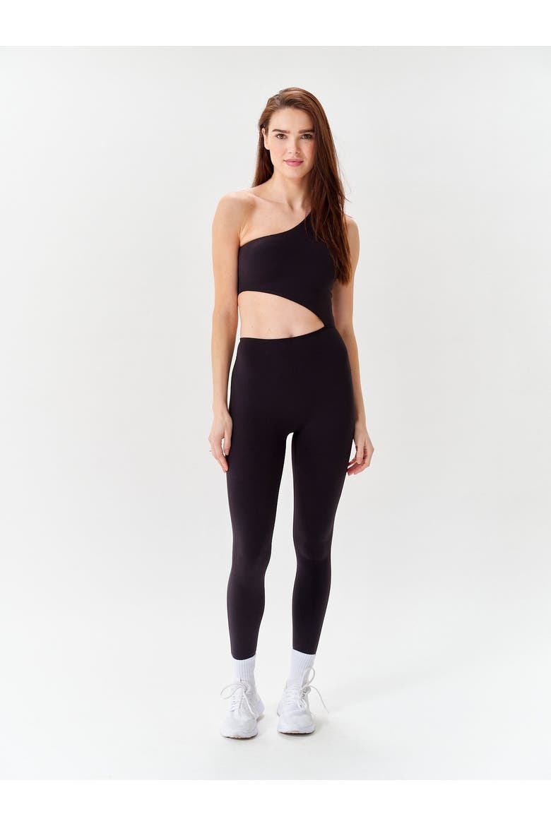 Off-Shoulder Jumpsuit, Alternate, color, Black