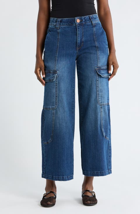 Wide Leg Cargo Jeans