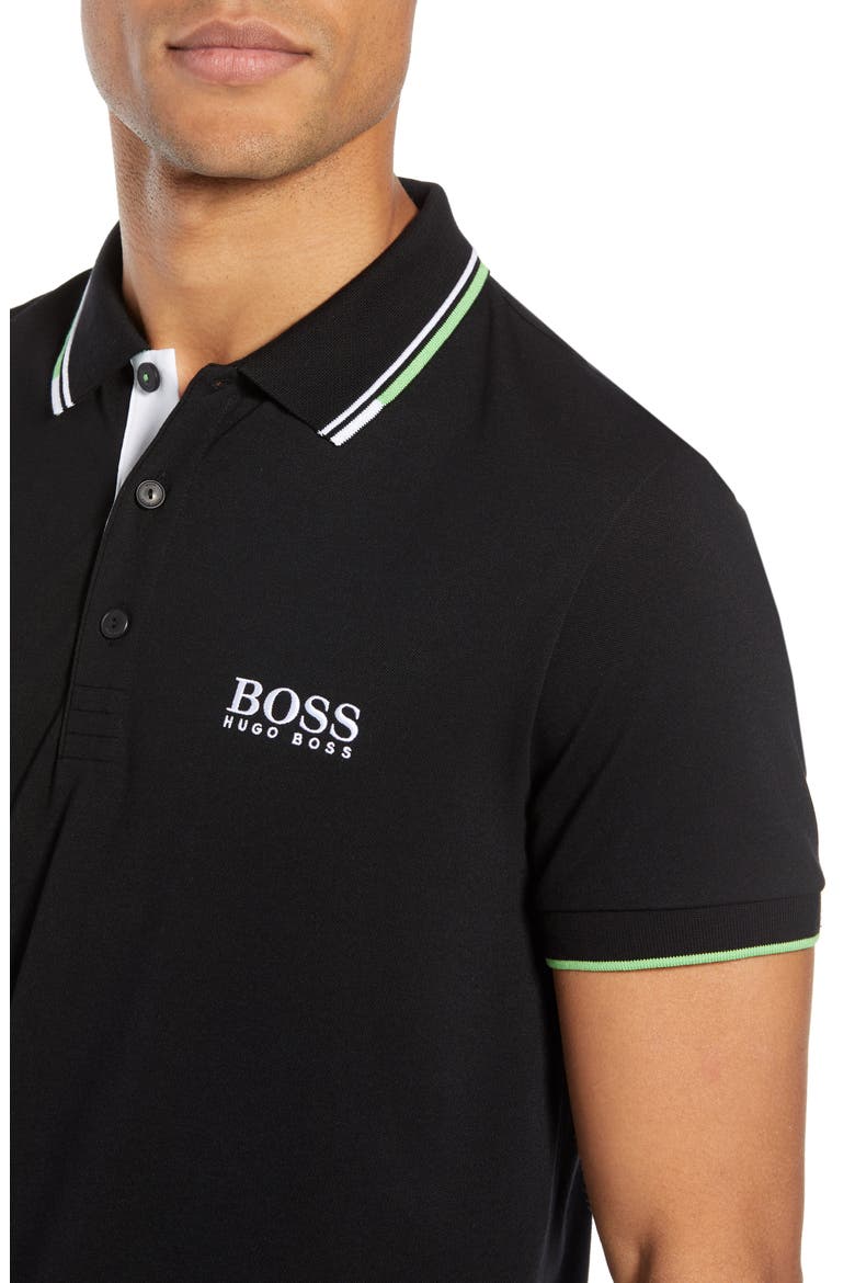 Paddy Regular Fit Polo, Alternate, color, BLACK