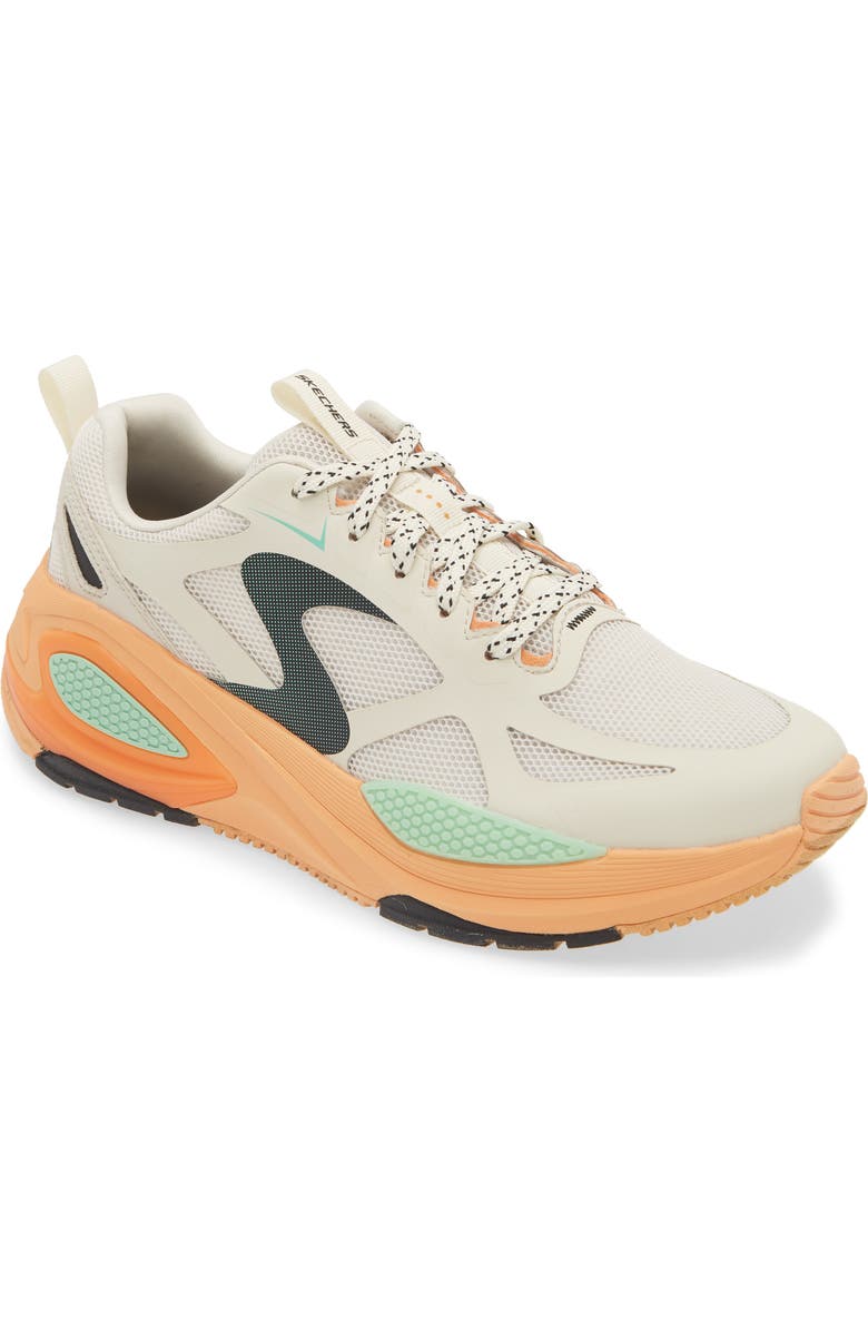 SKECHERS Octus Sneaker, Main, color, Ivory/ Orange