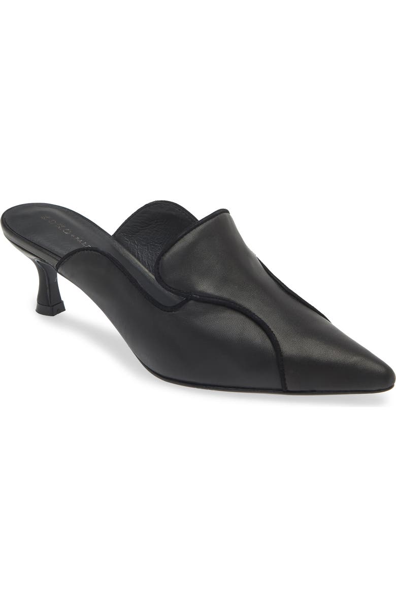 KOKO + PALENKI Parker Pointed Toe Kitten Heel Mule, Main, color,