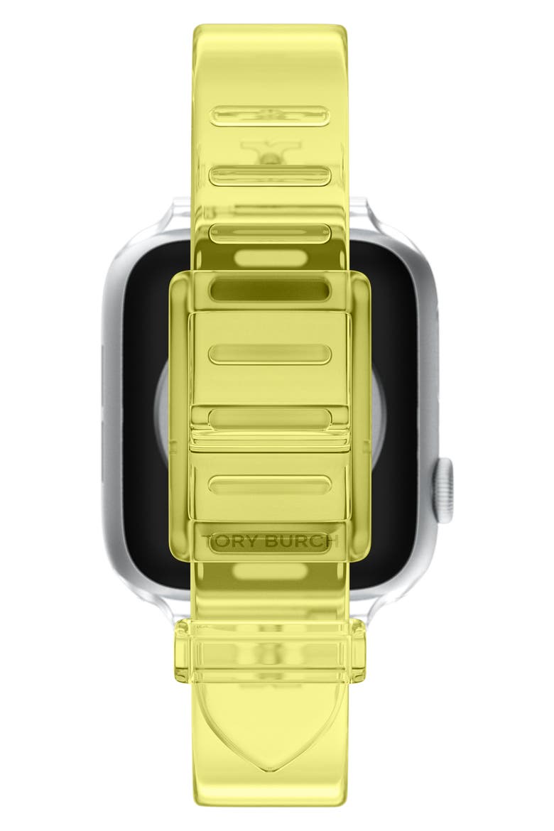 The Single T Jelly 16mm Apple Watch® Watchband, Alternate, color, YELLOW