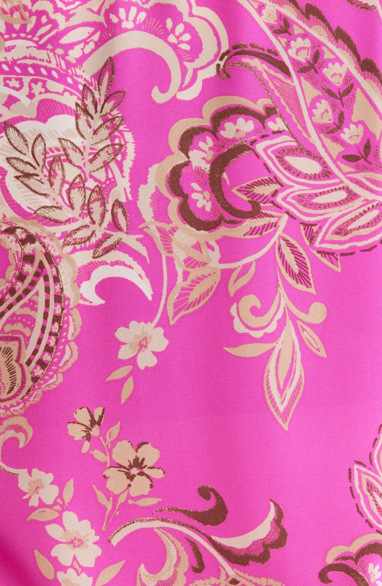 Jones New York Paisley Print Raglan Sleeve Top, Main, color,