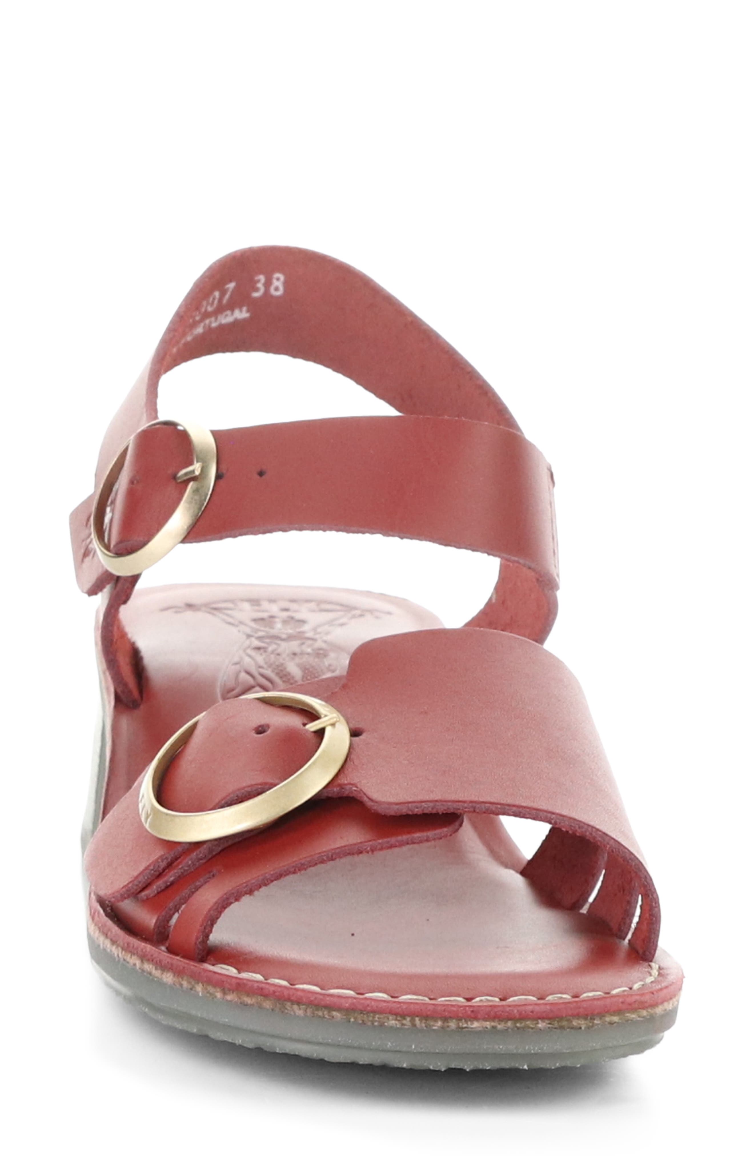 Ebli Ankle Strap Sandal, Alternate, color, RUST