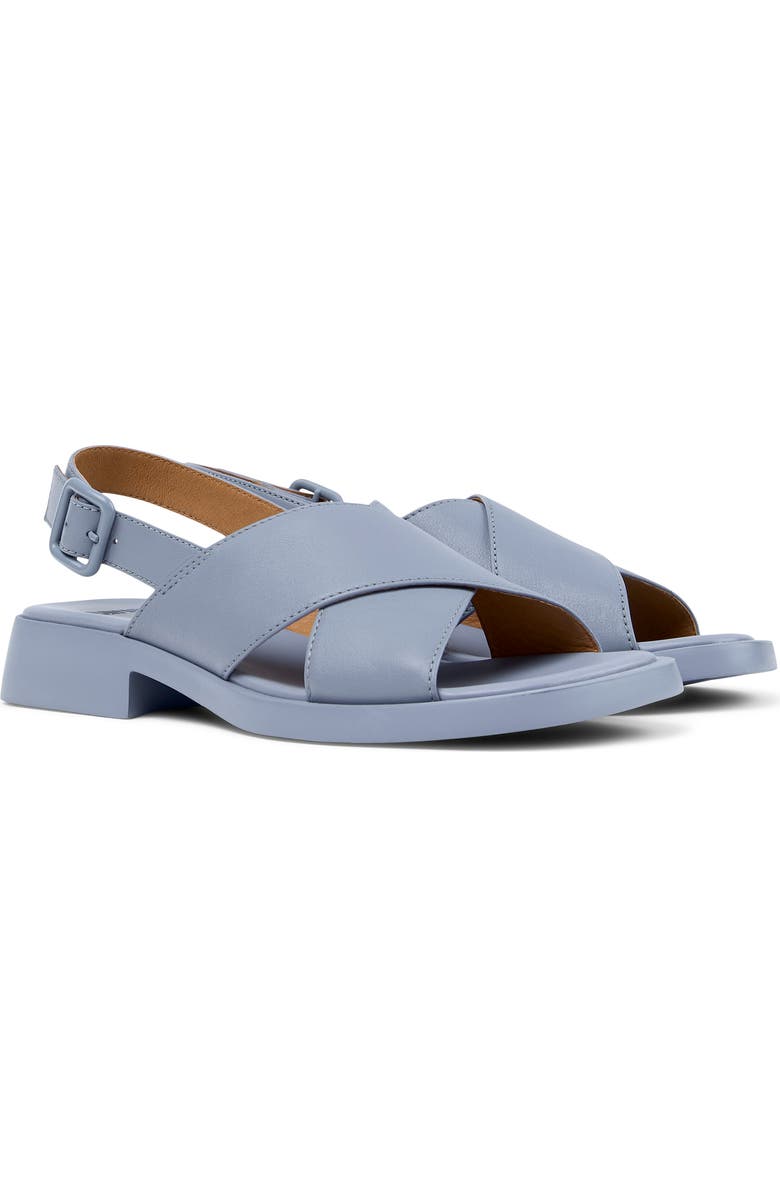 Camper Dana X-Strap Sandal, Main, color, Light Pastel Blue