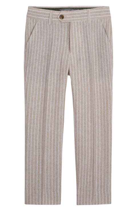 Kids' Stripe Linen Blend Suit Pants (Toddler & Little Kid)