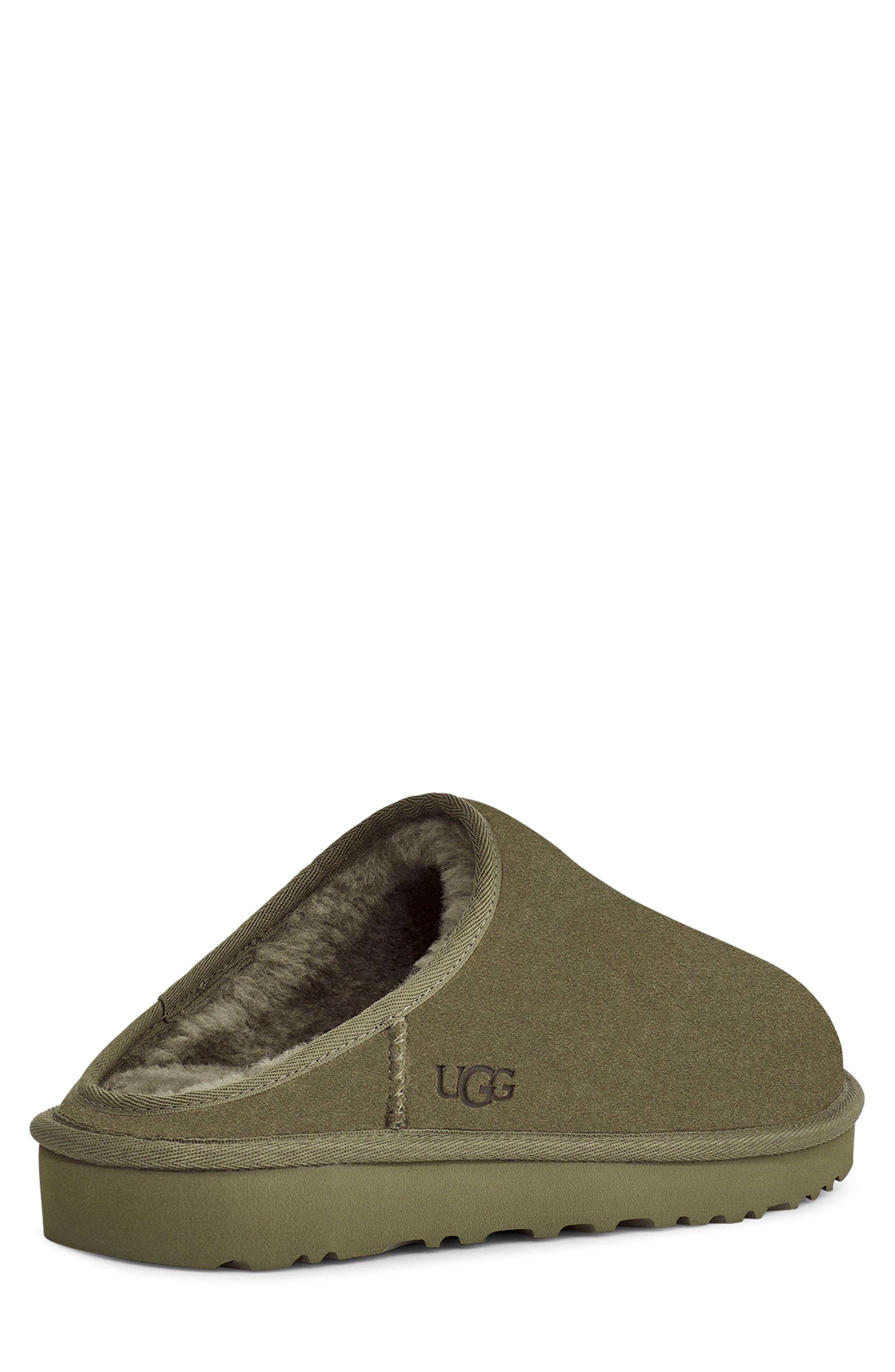 UGG<sup>®</sup> Classic Slip-On Slipper, Alternate, color, Moss Green