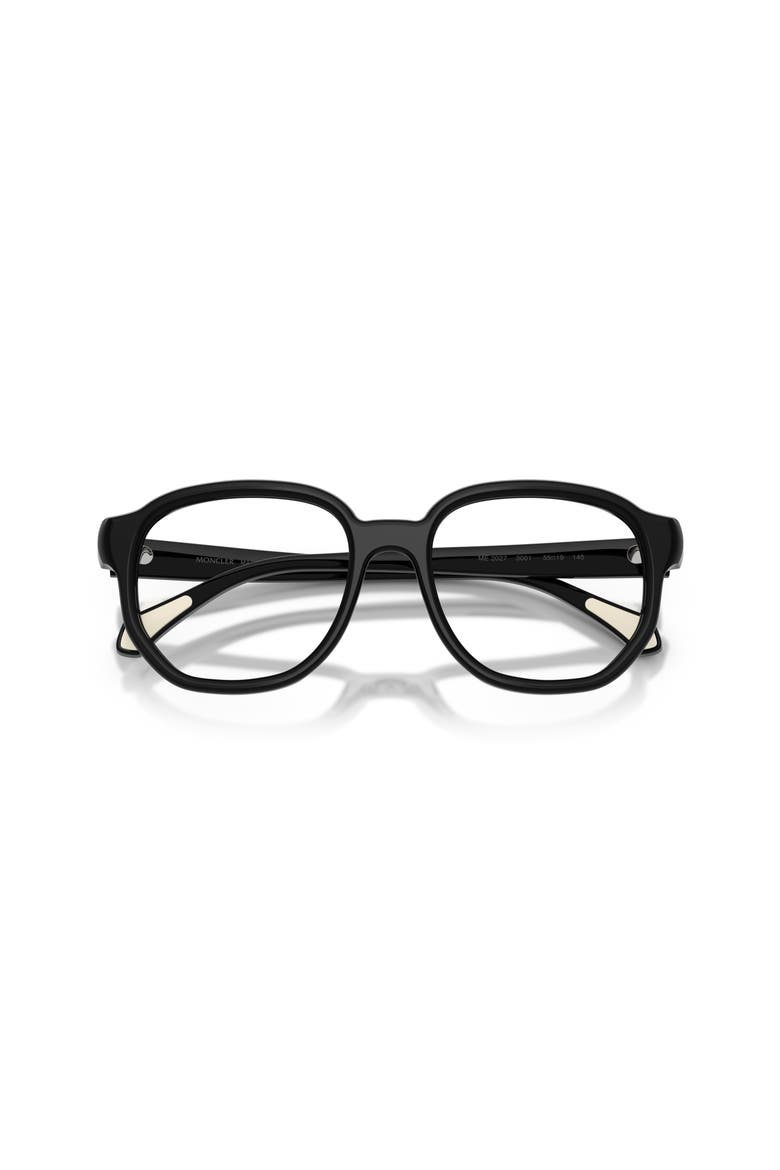 55mm Rectangle optical glasses, Alternate, color, Black