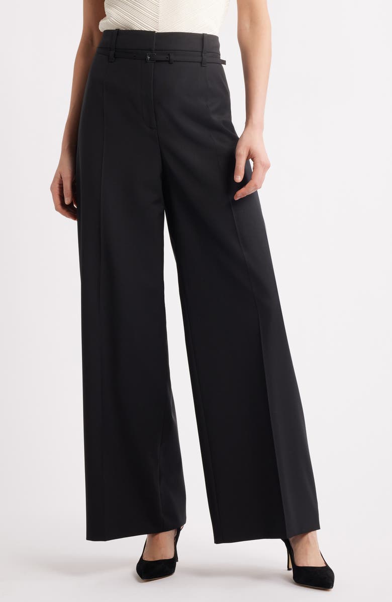 BOSS Tilda Wide Leg Pants, Main, color, 