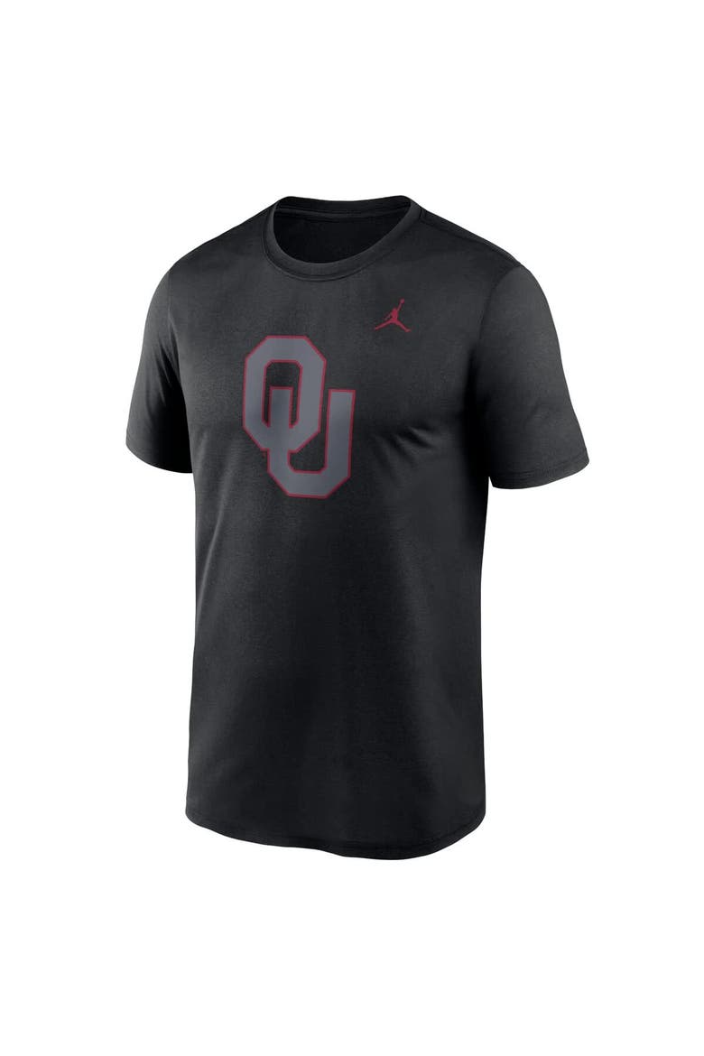 Men's Jordan Brand Black Oklahoma Sooners Color Pop Logo Legend T-Shirt, Alternate, color, Black