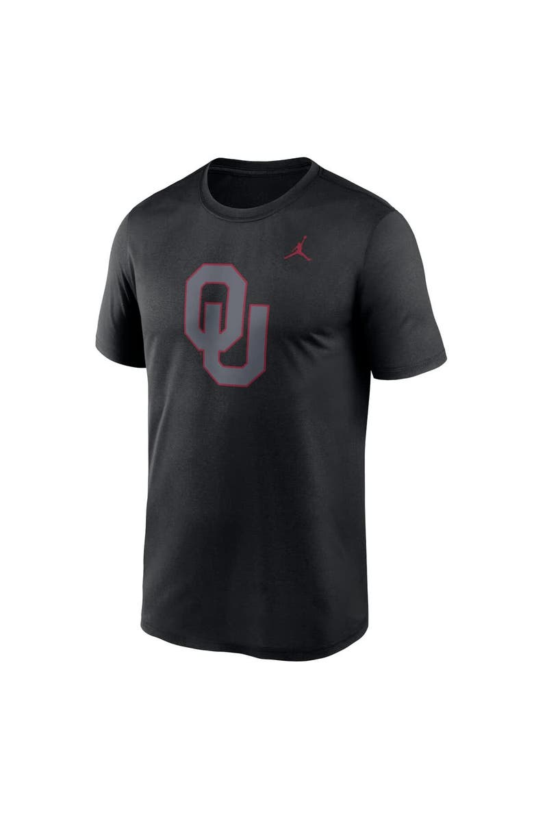 Jordan Brand Men's Jordan Brand Black Oklahoma Sooners Color Pop Logo Legend T-Shirt, Alternate, color, 