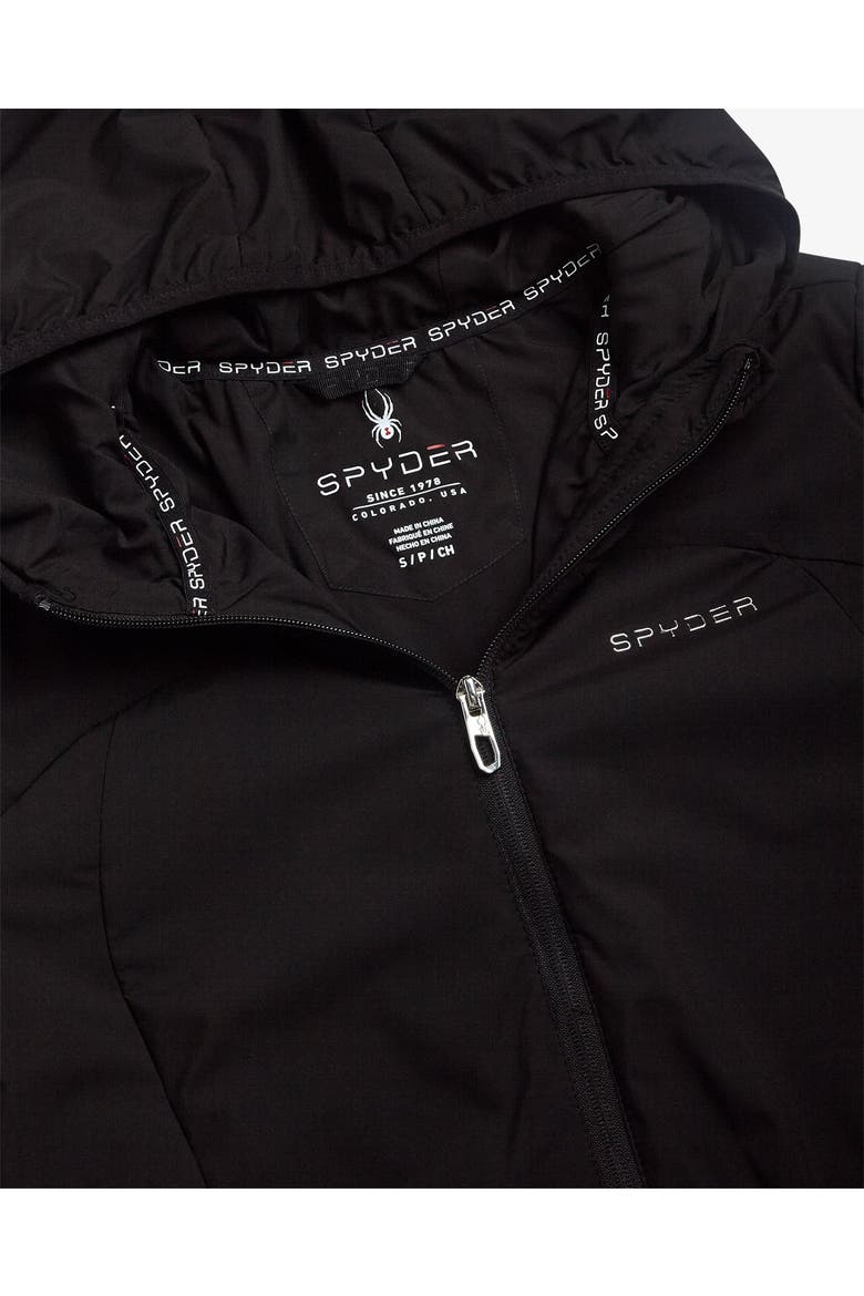 Women Long Spyder Lite Jacket, Alternate, color, Black