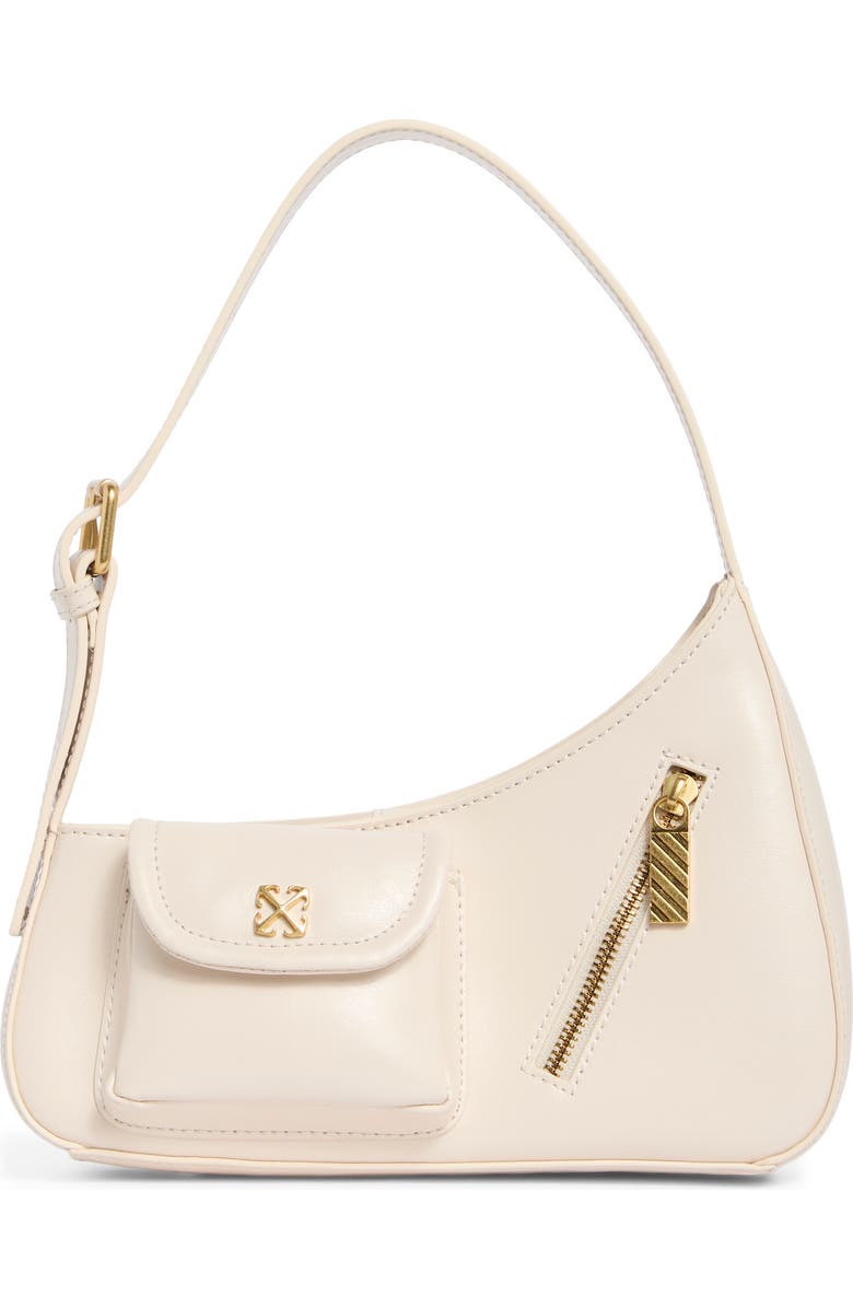 Off-White Jitney Hobo Bag, Main, color, Cream