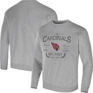 NFL X DARIUS RUCKER Men's NFL x Darius Rucker Collection by Fanatics Heather Gray Arizona Cardinals Pullover Sweatshirt