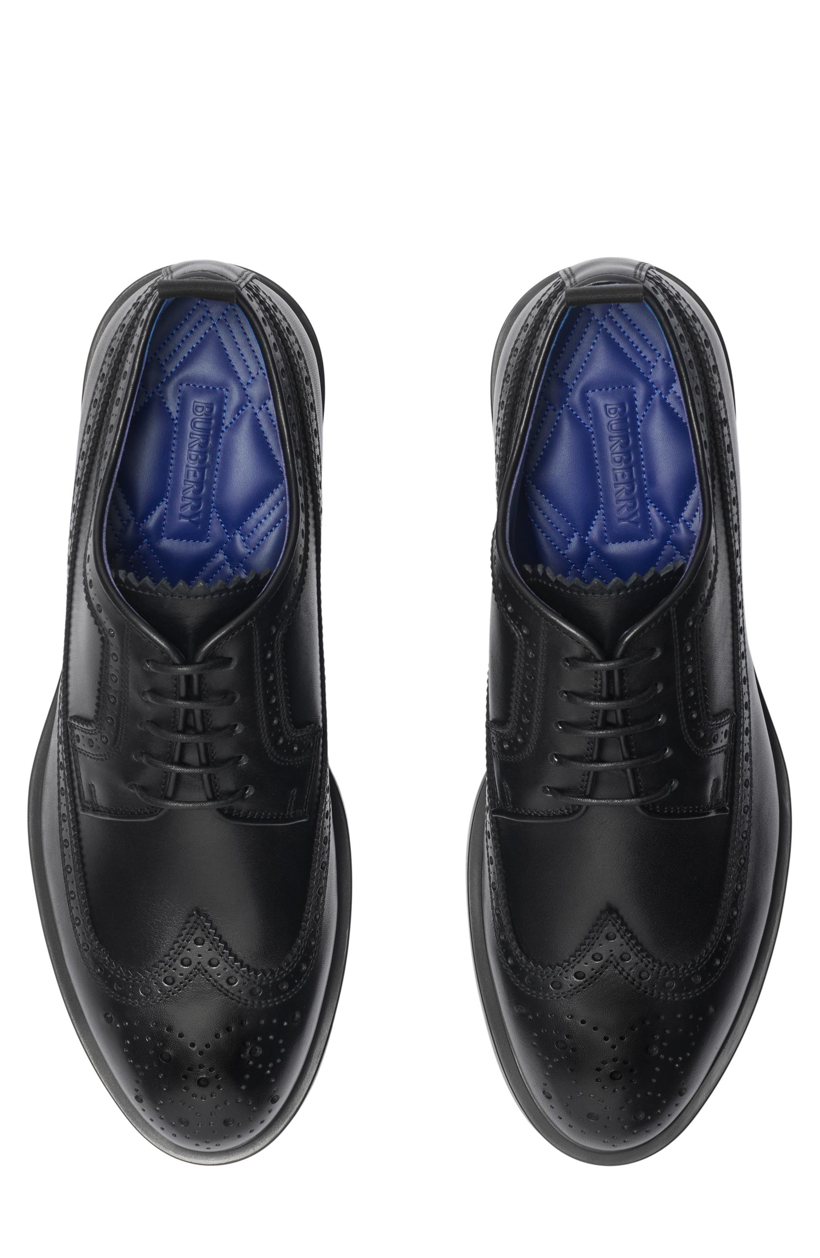 Burberry Loch Wingtip Derby, Alternate, color, 